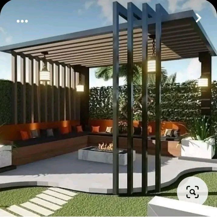 برجولات للمساحات الثمانية